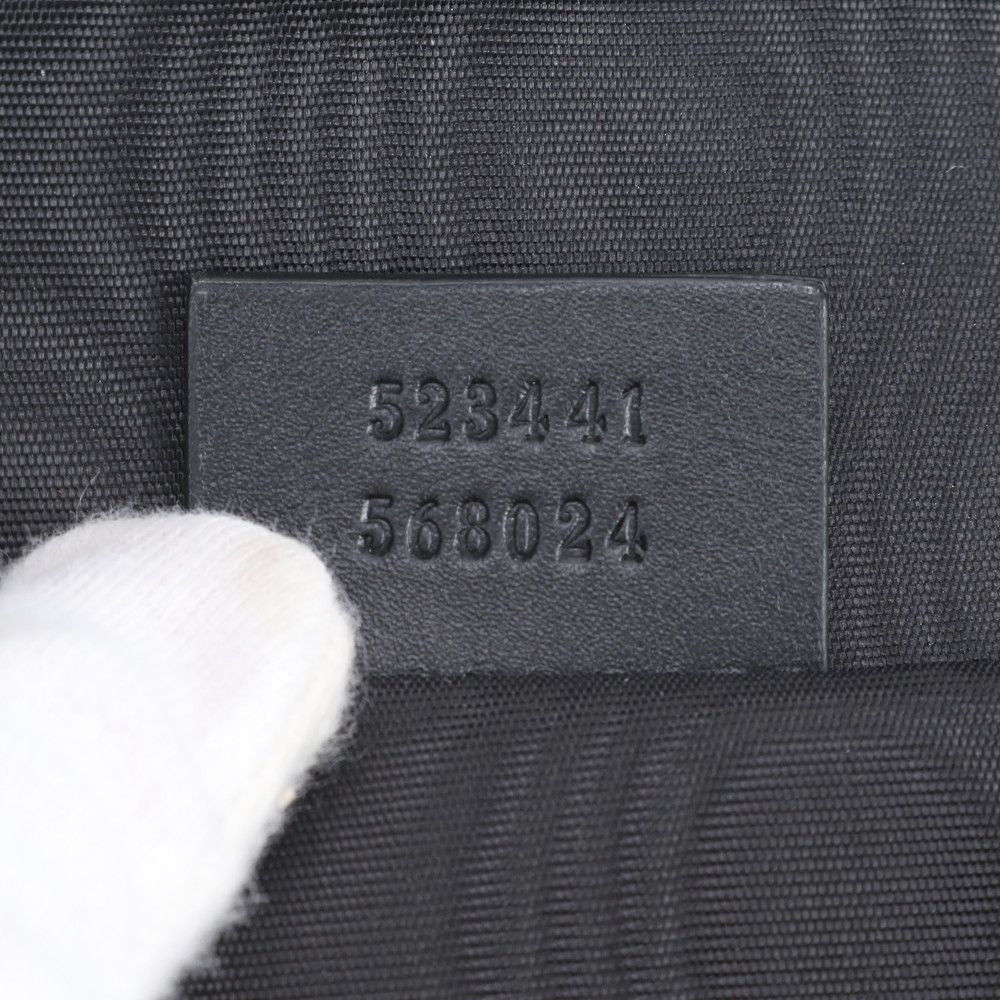 Gucci Sega Collaboration Guccy Print Leather Business Clutch — view 9