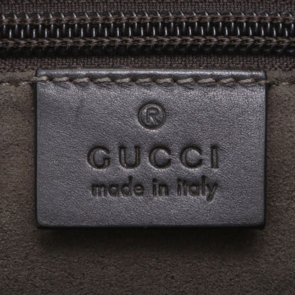 Gucci GG Supreme Leather Shoulder Bag Crossbody Messenger Business Brown — view 9