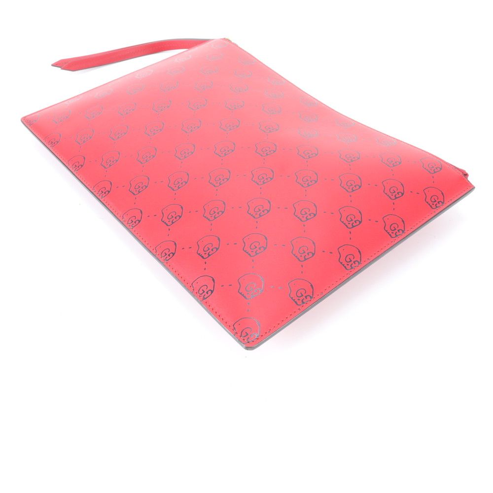 Gucci GG Ghost Leather Clutch Pouch Business — view 5