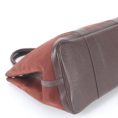 Hermes Garden Party PM Toile Officier Leather Tote Shoulder — view 4
