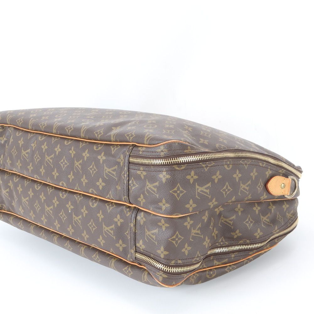 Louis Vuitton Monogram Alize de Poche Leather Boston Bag Business Travel Tote — view 6