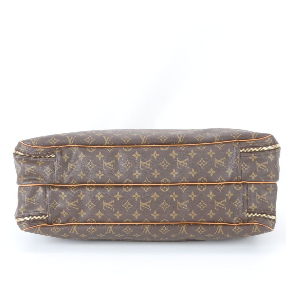 Louis Vuitton Monogram Alize de Poche Leather Boston Bag Business Travel Tote — view 5