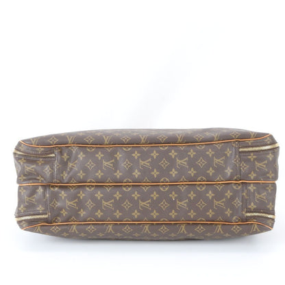 Louis Vuitton Monogram Alize de Poche Leather Boston Bag Business Travel Tote — view 5