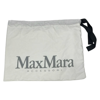 Max Mara Shoulder Bag Teddy Bear Brown Silk Leather — view 8
