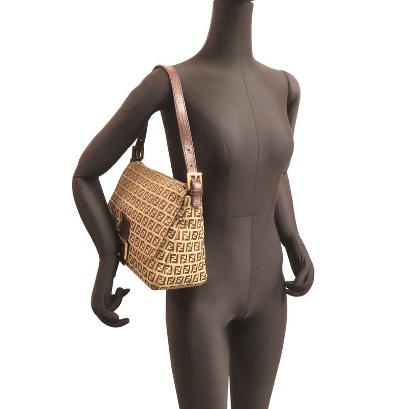 Fendi Shoulder Bag Brown — view 8