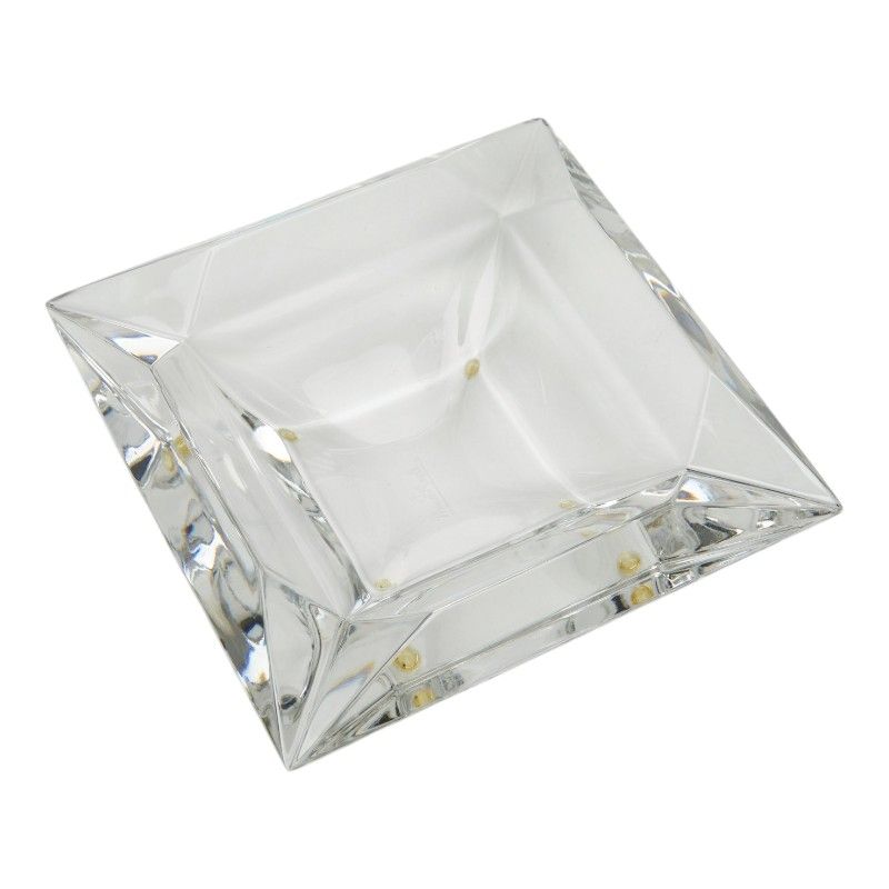 Bvlgari Rosenthal Ashtray Clear Glass