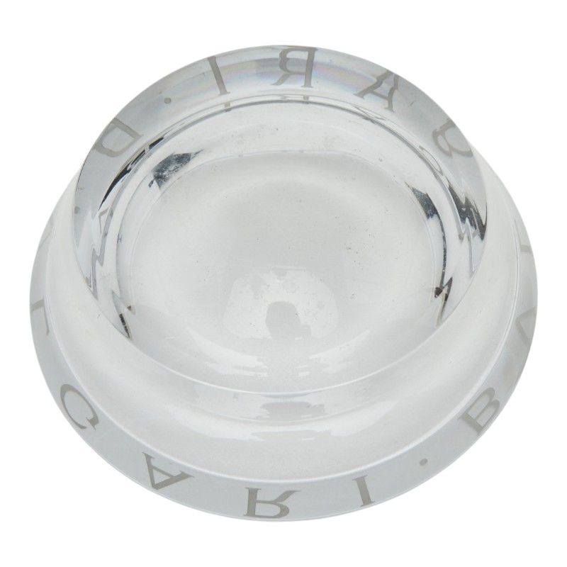 Bvlgari Rosenthal Ashtray Clear Crystal Glass — view 2