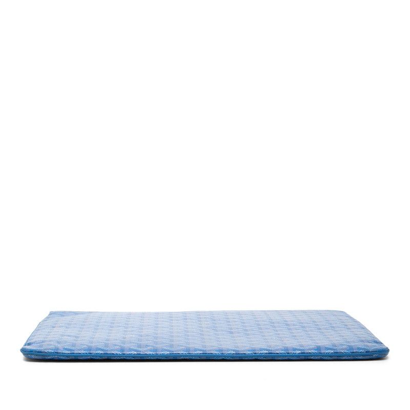 Goyard Senna GM Clutch Blue Leather — view 3
