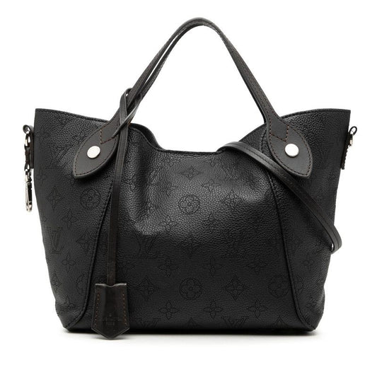 Louis Vuitton Monogram Mahina Hina PM 2-Way Shoulder Bag Noir Black Leather