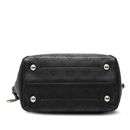 Louis Vuitton Monogram Mahina Hina PM 2-Way Shoulder Bag Noir Black Leather — view 3