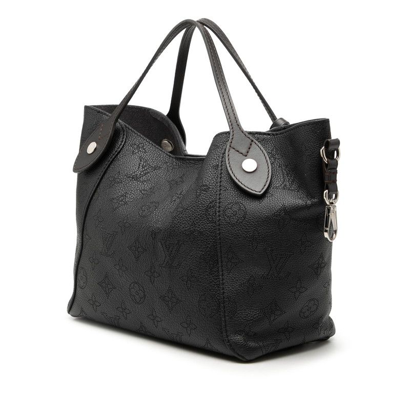 Louis Vuitton Monogram Mahina Hina PM 2-Way Shoulder Bag Noir Black Leather — view 2