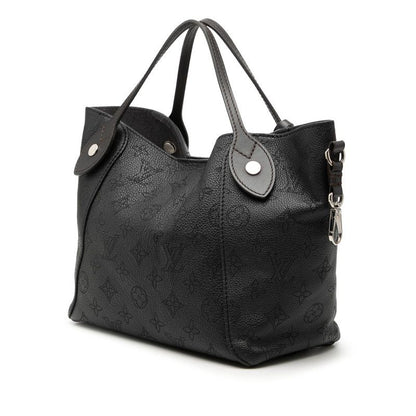 Louis Vuitton Monogram Mahina Hina PM 2-Way Shoulder Bag Noir Black Leather — view 2