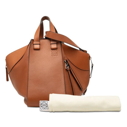 Loewe Anagram Hammock Small 2-Way Shoulder Bag Brown Leather — view 7