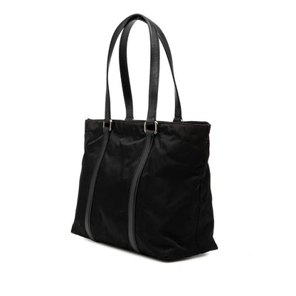 Prada Tote Black Nylon Leather — view 2