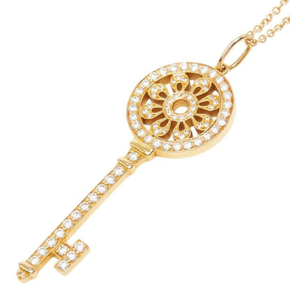 Tiffany & Co Petal Key Necklace 18k Yellow Gold