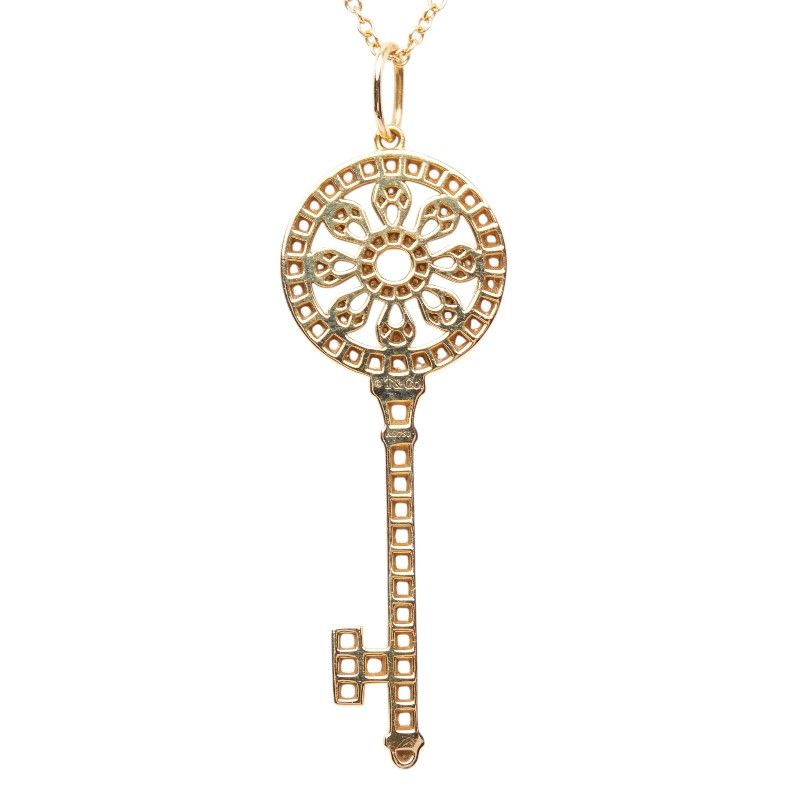 Tiffany & Co Petal Key Necklace 18k Yellow Gold — view 4
