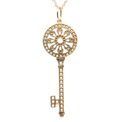 Tiffany & Co Petal Key Necklace 18k Yellow Gold — view 4