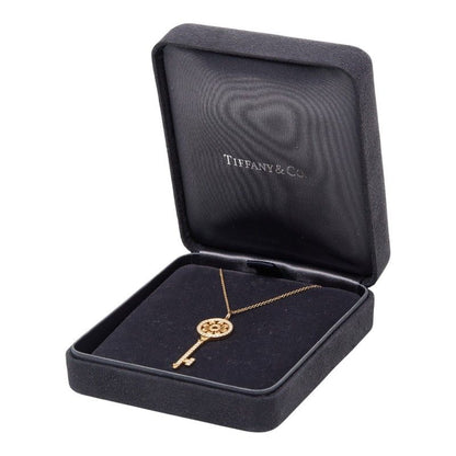 Tiffany & Co Petal Key Necklace 18k Yellow Gold — view 7