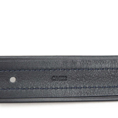 Louis Vuitton 100 40 Navy Gray Leather Suede 1- Belt — view 7