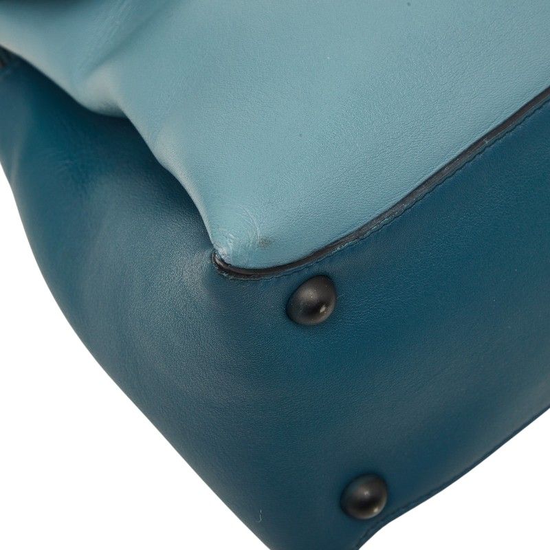 Bottega Veneta Piazza 2-Way Shoulder Bag Light Blue Leather — view 5