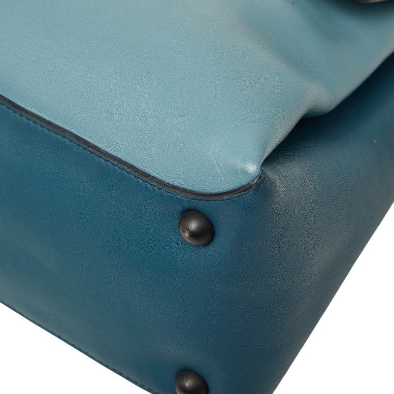 Bottega Veneta Piazza 2-Way Shoulder Bag Light Blue Leather — view 4