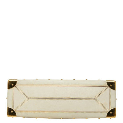 Louis Vuitton Suhali Fabulo Handbag Blanc White Leather — view 3