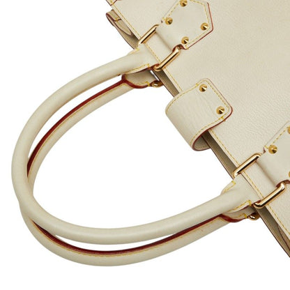 Louis Vuitton Suhali Fabulo Handbag Blanc White Leather — view 9