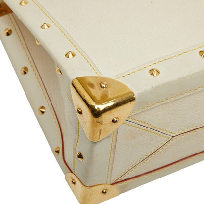Louis Vuitton Suhali Fabulo Handbag Blanc White Leather — view 7