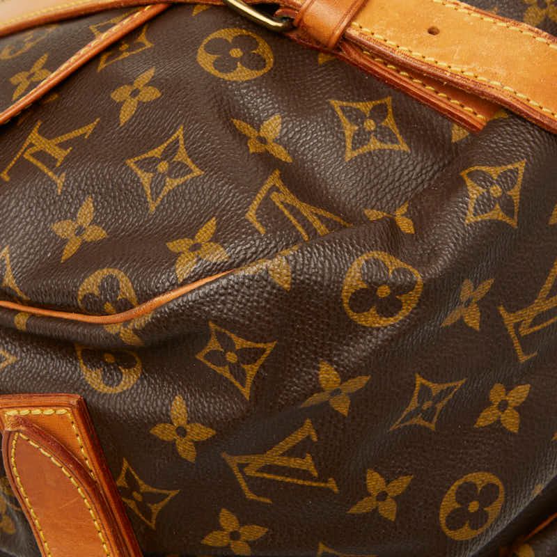 Louis Vuitton Monogram Saumur 43 Crossbody Shoulder Bag Brown Leather — view 6