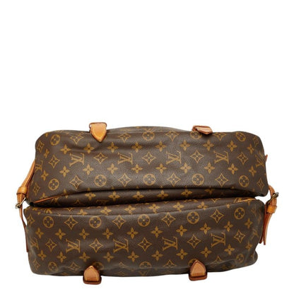 Louis Vuitton Monogram Saumur 43 Crossbody Shoulder Bag Brown Leather — view 3