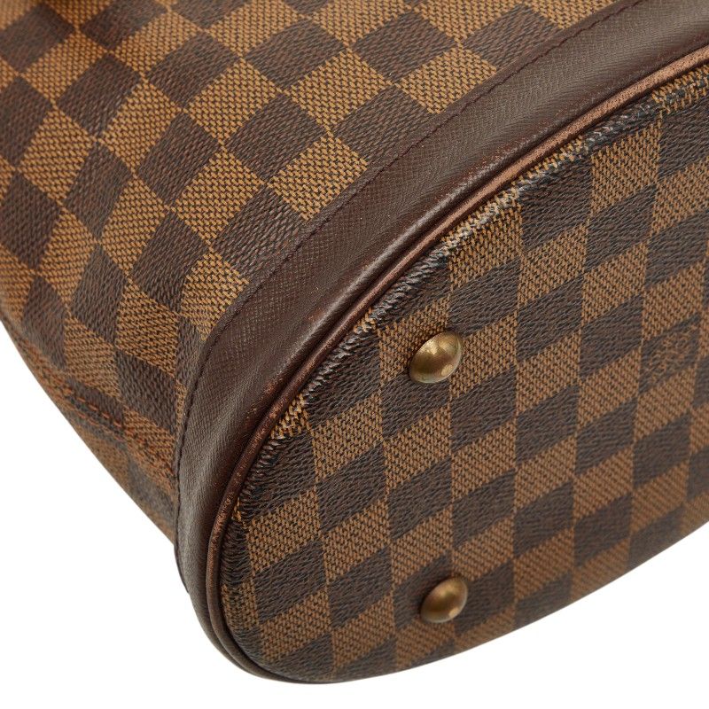 Louis Vuitton Damier Marais Tote Shoulder Bag Brown Leather — view 5