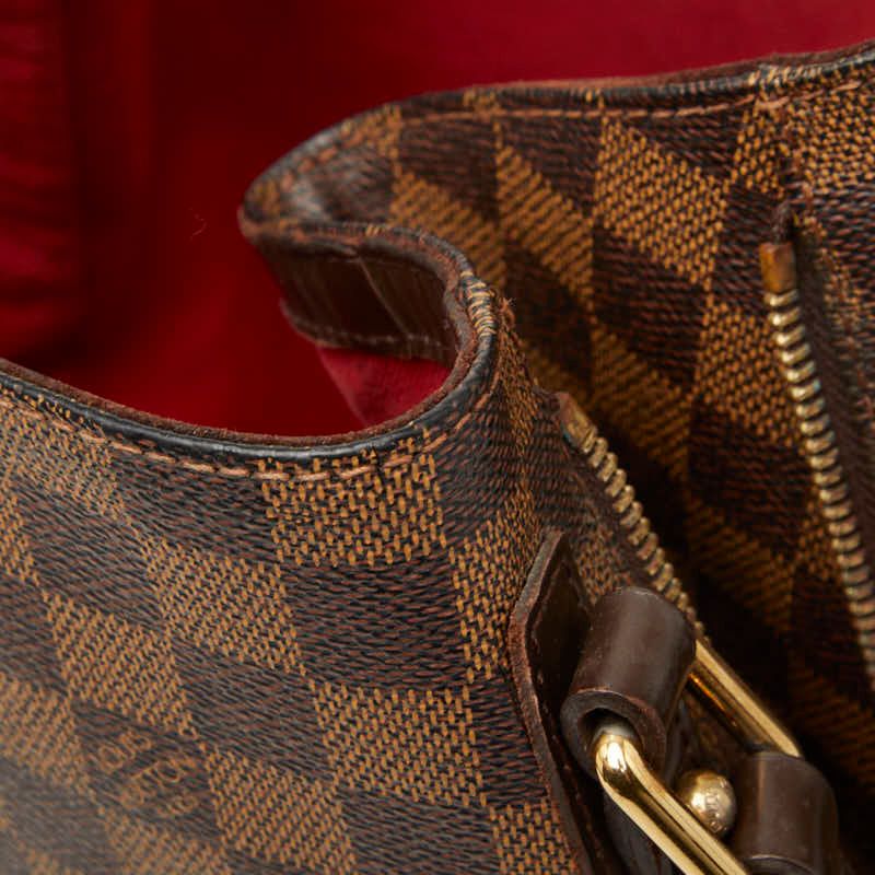 Louis Vuitton Damier Cava Rivington Tote Ebene Leather — view 6