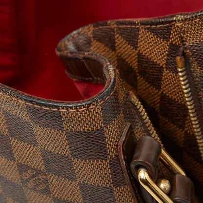 Louis Vuitton Damier Cava Rivington Tote Ebene Leather — view 6