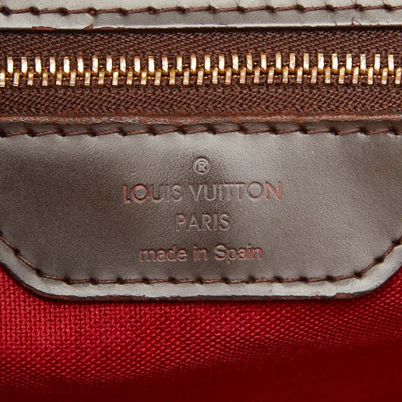 Louis Vuitton Damier Cava Rivington Tote Ebene Leather — view 9