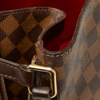 Louis Vuitton Damier Cava Rivington Tote Ebene Leather — view 5
