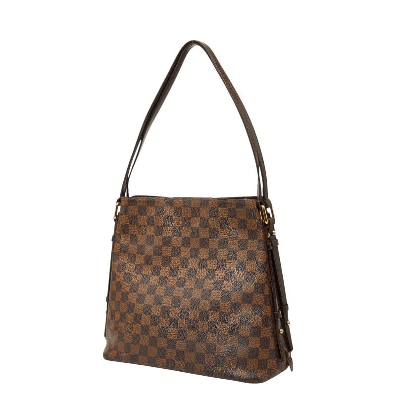 Louis Vuitton Damier Cava Rivington Tote Ebene Leather — view 2