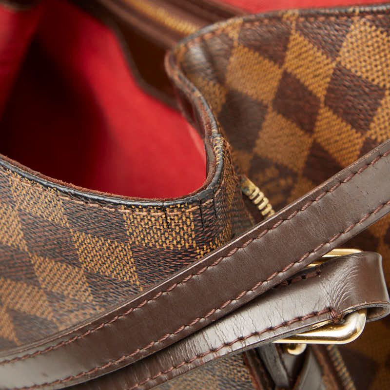 Louis Vuitton Damier Cava Rivington Tote Ebene Leather — view 4