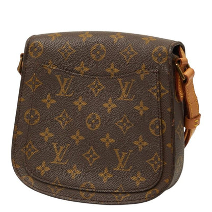 Louis Vuitton Monogram Saint Cloud MM Crossbody Shoulder Bag Brown Leather — view 2