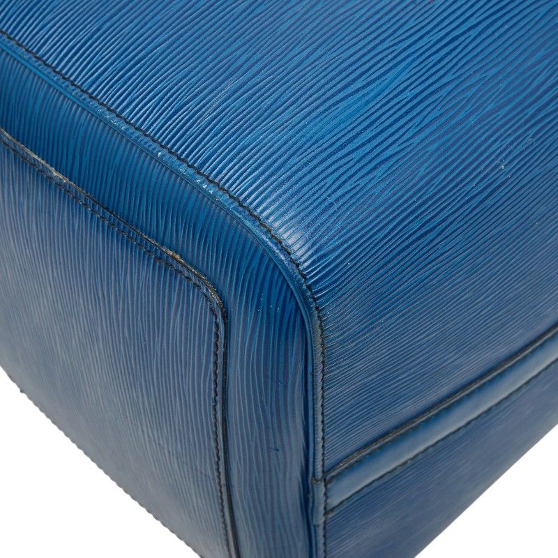 Louis Vuitton Epi Keepall 50 Boston Bag Toledo Blue Leather — view 6