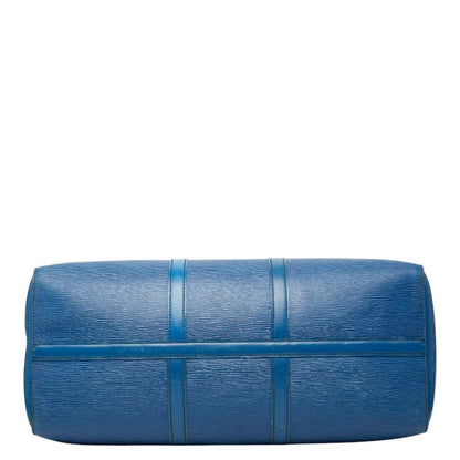 Louis Vuitton Epi Keepall 50 Boston Bag Toledo Blue Leather — view 3