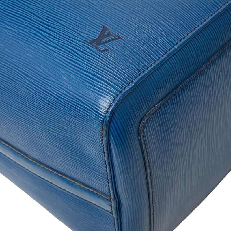 Louis Vuitton Epi Keepall 50 Boston Bag Toledo Blue Leather — view 5