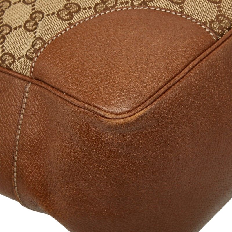 Gucci GG Canvas Bree Tote Beige Brown — view 4