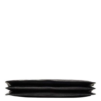 Bottega Veneta Clutch Black Leather — view 3