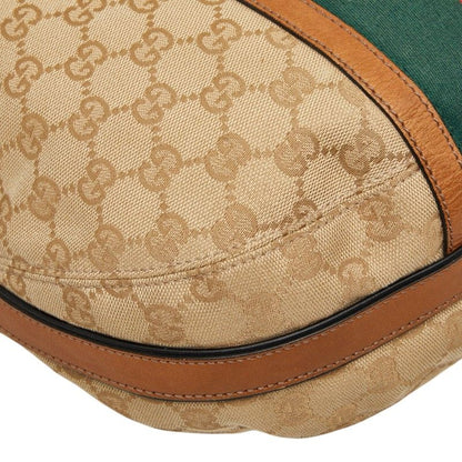Gucci GG Canvas Sherry Line Tassel Shoulder Bag Beige Multicolor — view 5