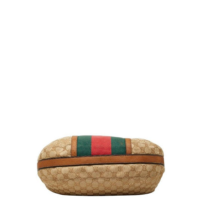 Gucci GG Canvas Sherry Line Tassel Shoulder Bag Beige Multicolor — view 3