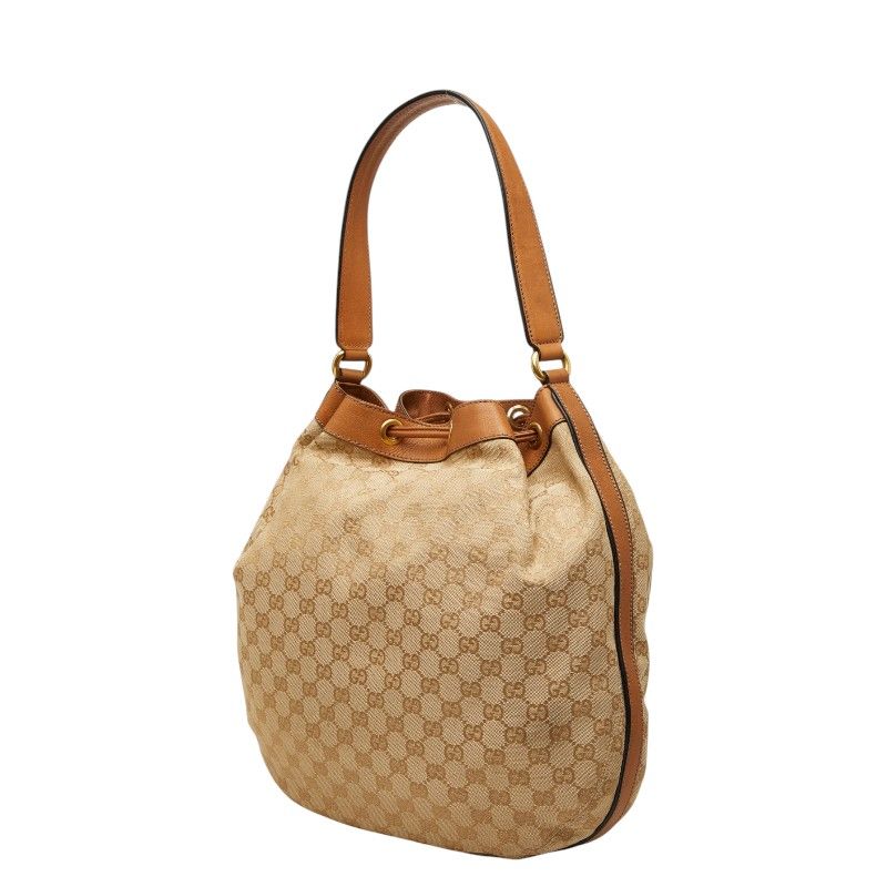 Gucci GG Canvas Sherry Line Tassel Shoulder Bag Beige Multicolor — view 2