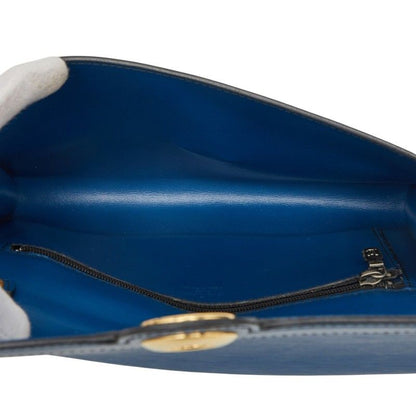 Louis Vuitton Epi Pochette Arche Shoulder Bag Toledo Blue Leather — view 8