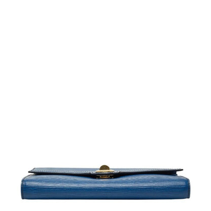 Louis Vuitton Epi Pochette Arche Shoulder Bag Toledo Blue Leather — view 3