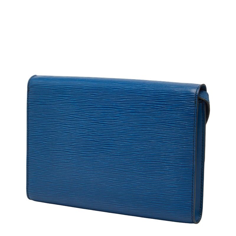 Louis Vuitton Epi Pochette Arche Shoulder Bag Toledo Blue Leather — view 2