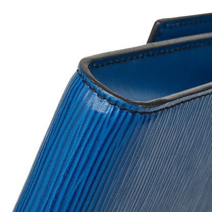 Louis Vuitton Epi Pochette Arche Shoulder Bag Toledo Blue Leather — view 4